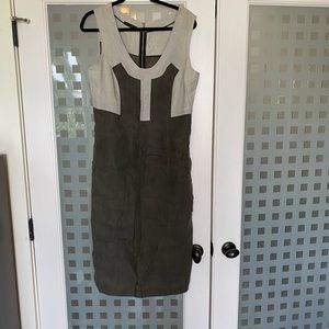 Narciso Rodríguez Colorblock Linen Dress Medium